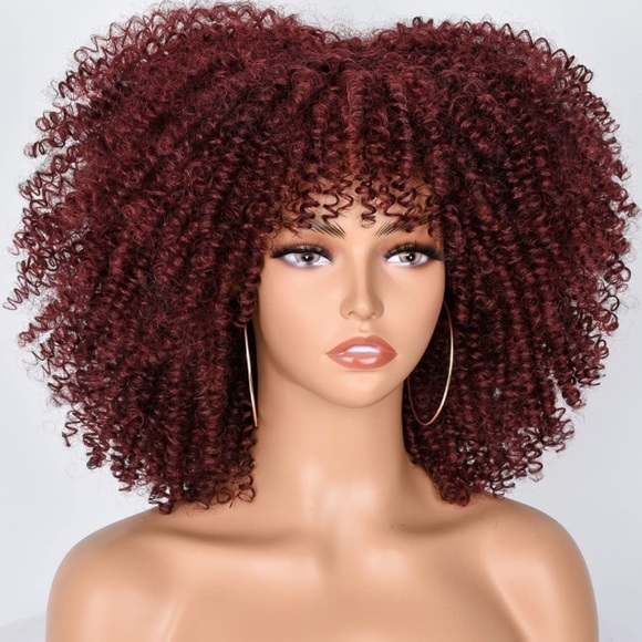 Short Kinky Curly Afro Wig - Picture 5 of 5